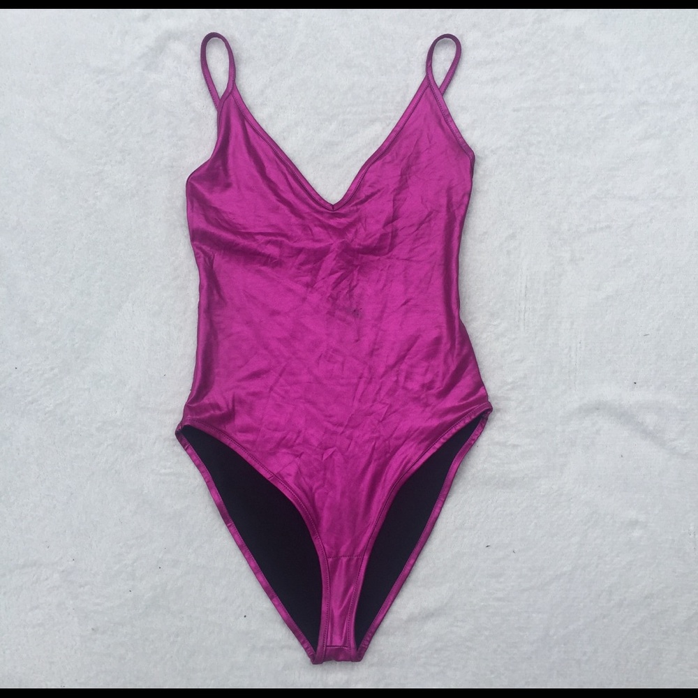 Metallic Pink Bodysuit